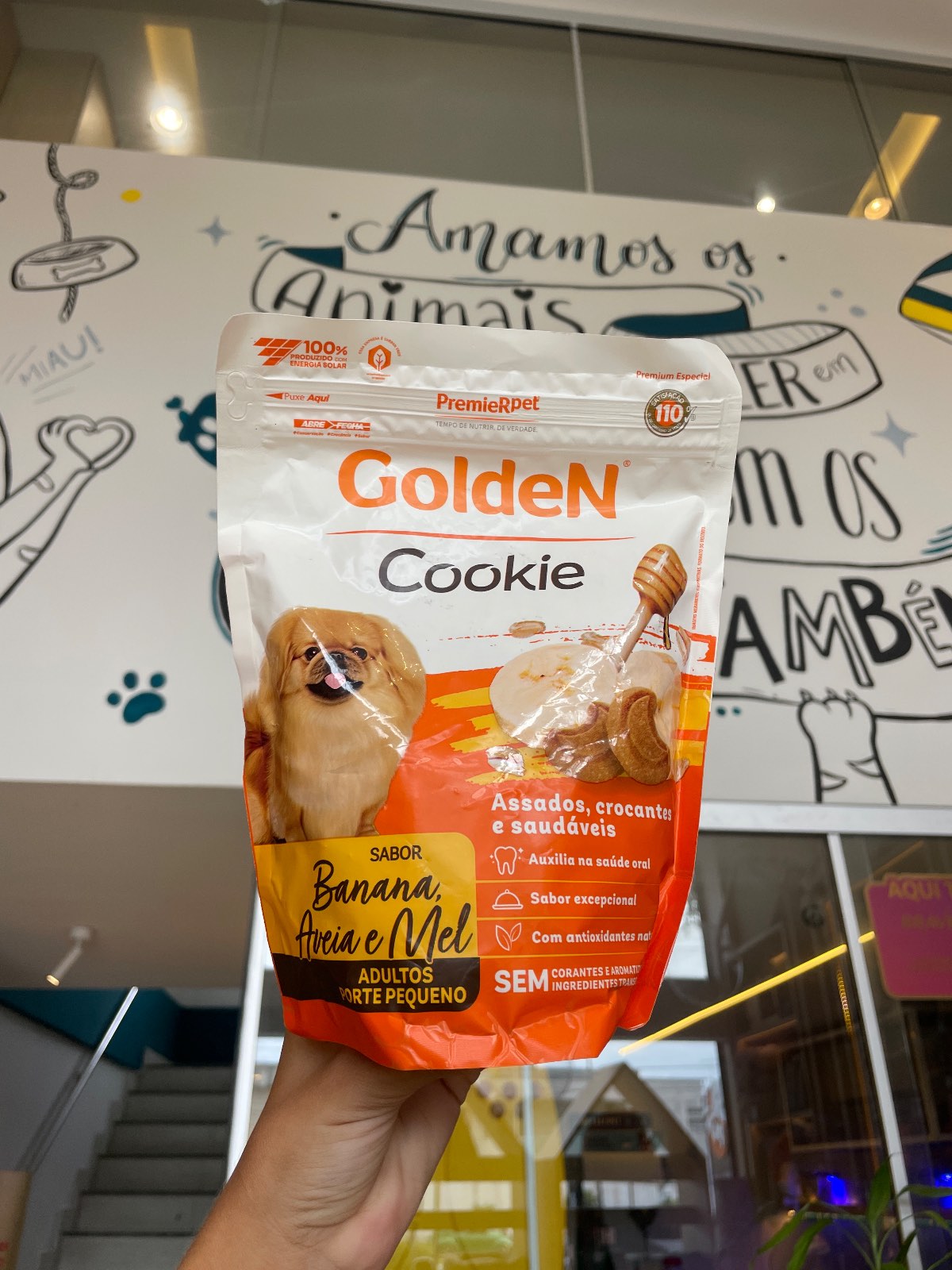 GOLDEN COOKIE CAES AD BANANA AVEIA E MEL 350 G